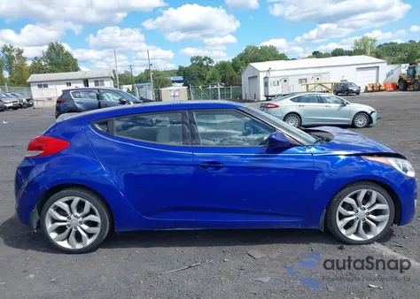 2012 Hyundai Veloster Base W/Gray из США, поврежденный, VIN KMHTC6AD4CU047176